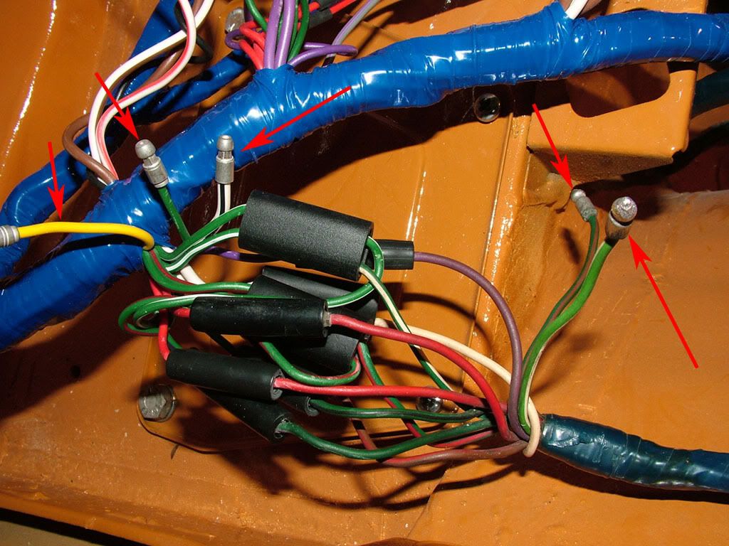 Wiring help - Connecting the rear harness : MGB & GT Forum : MG